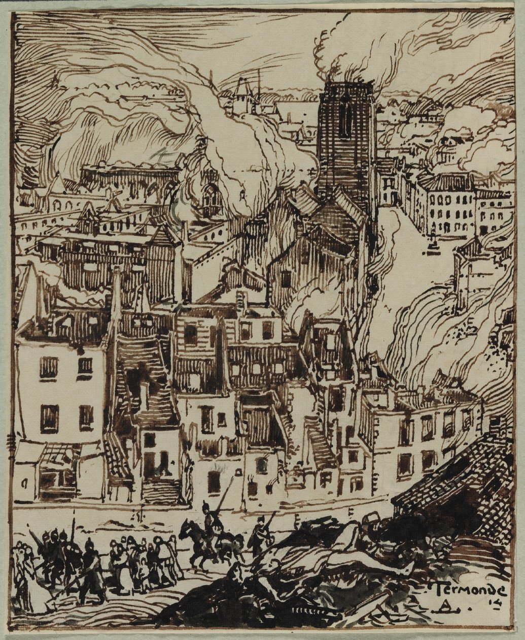 Termonde av Auguste Louis Lepère