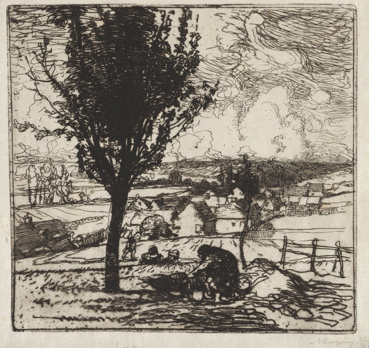 Önskar från Jouy-le-Moutier av Auguste Louis Lepère