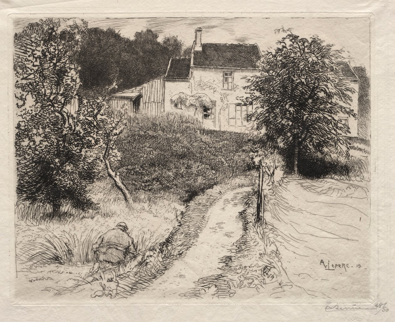 En Bellot, 1915. av Auguste Louis Lepère