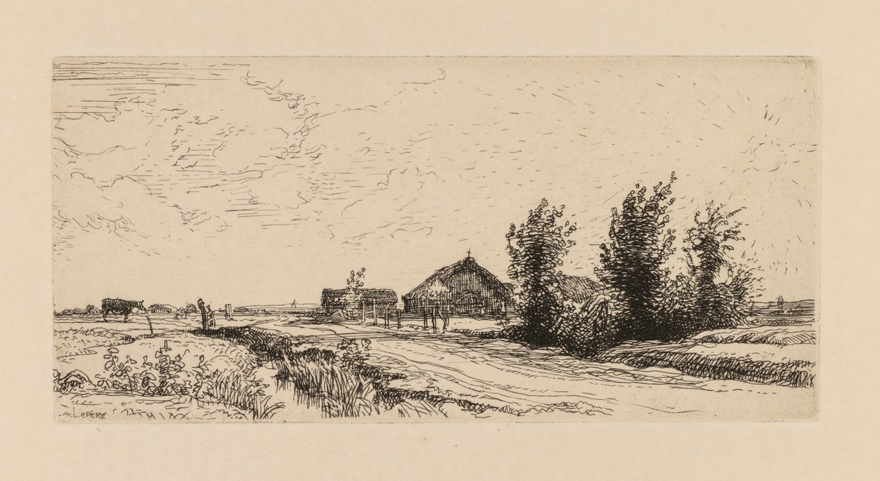 Auguste Lepère: Den lilla koherden av Auguste Louis Lepère