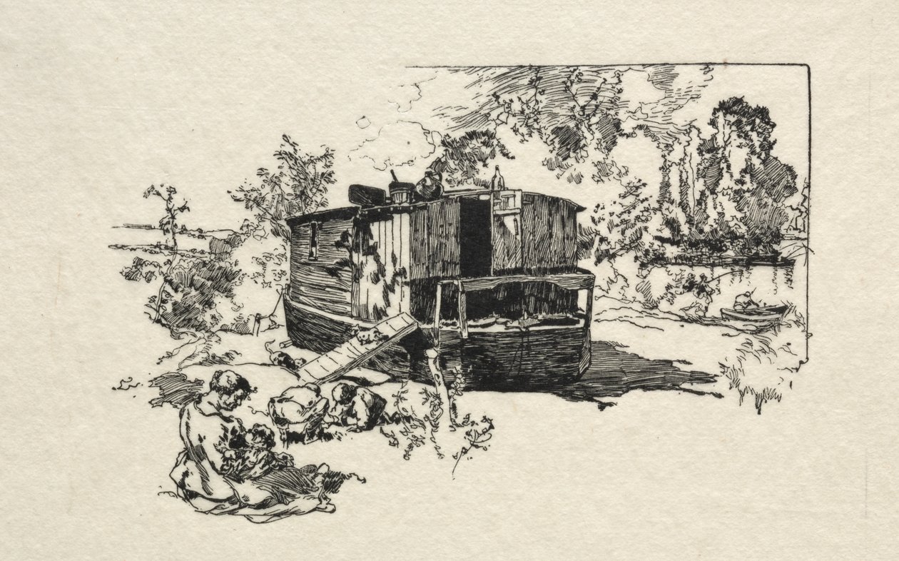 Bostadsbåt av Auguste Louis Lepère