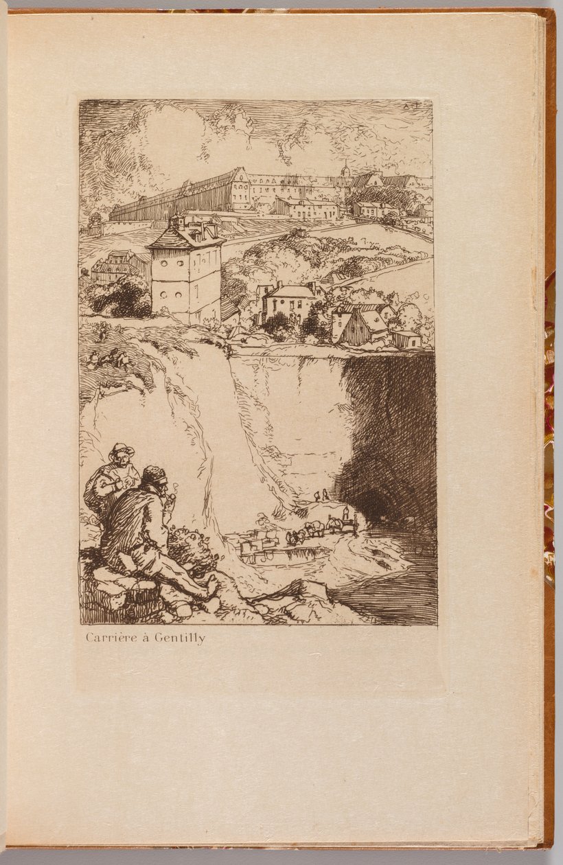 Katalog över utställningen av August Lepère: Karriär i Gentilly av Auguste Louis Lepère