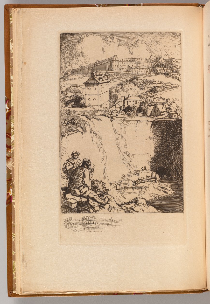 August Lepère Utställningskatalog: Frontispice av Auguste Louis Lepère