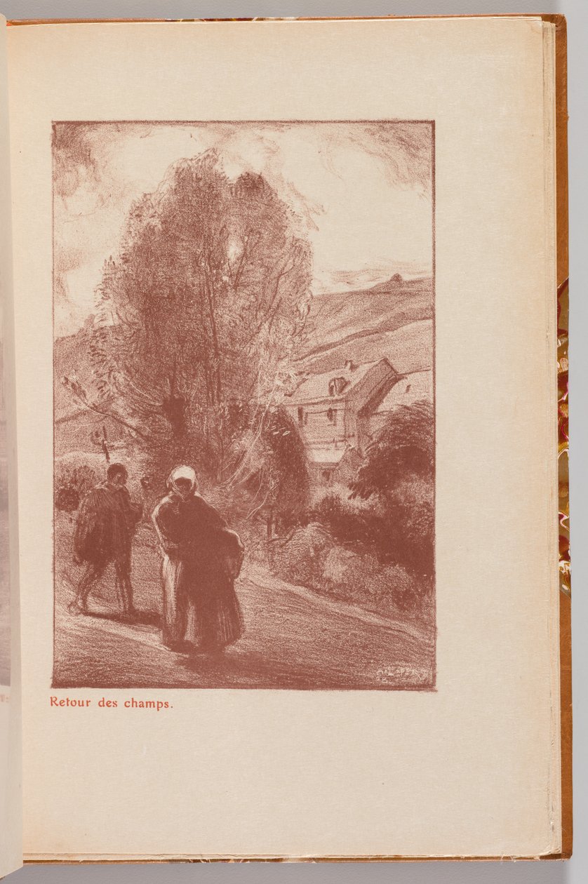 Auguste Lepère: Återkomst från Fields utställningskatalog av Auguste Louis Lepère