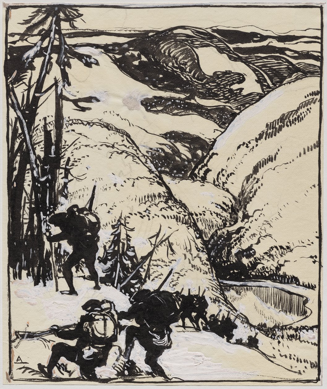 I Vogeserna av Auguste Louis Lepère
