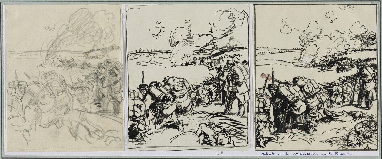Start av Marne-manövern av Auguste Louis Lepère