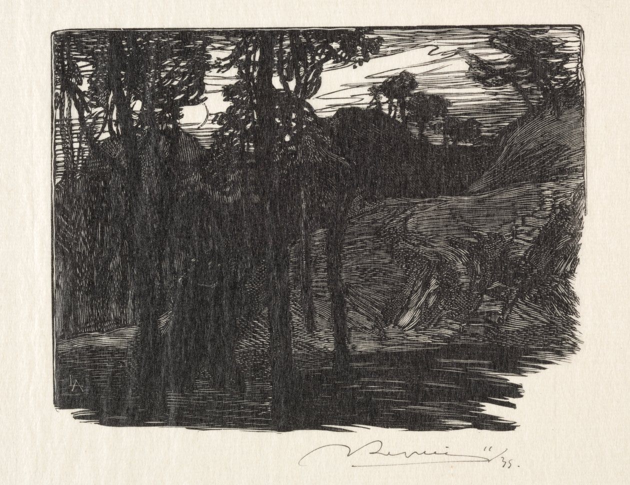 Kväll av Auguste Louis Lepère