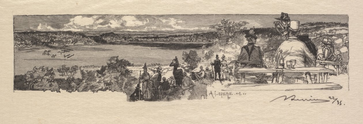 Fontainebleau Forest: Valley of the Solle av Auguste Louis Lepère