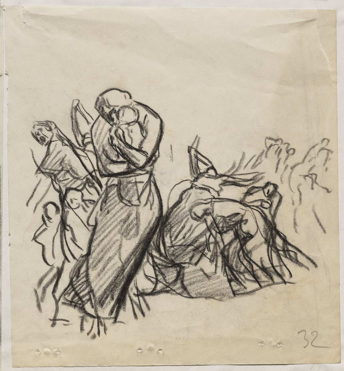 Branden i Louvain av Auguste Louis Lepère