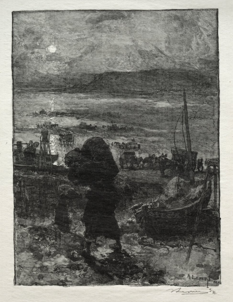 Sandskörd av Auguste Louis Lepère