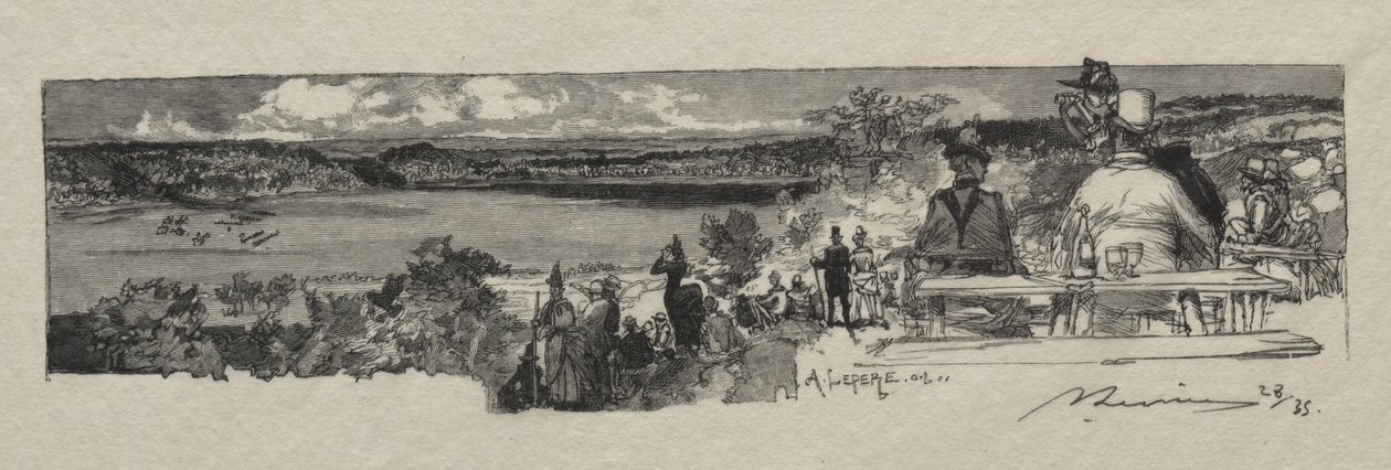 Sollens dal. av Auguste Louis Lepère