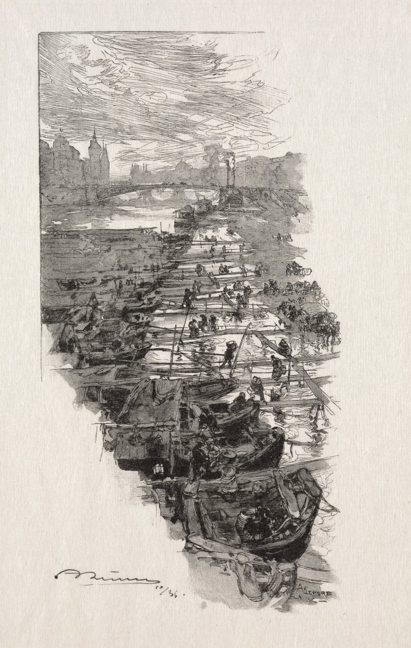 Apple Market. av Auguste Louis Lepère