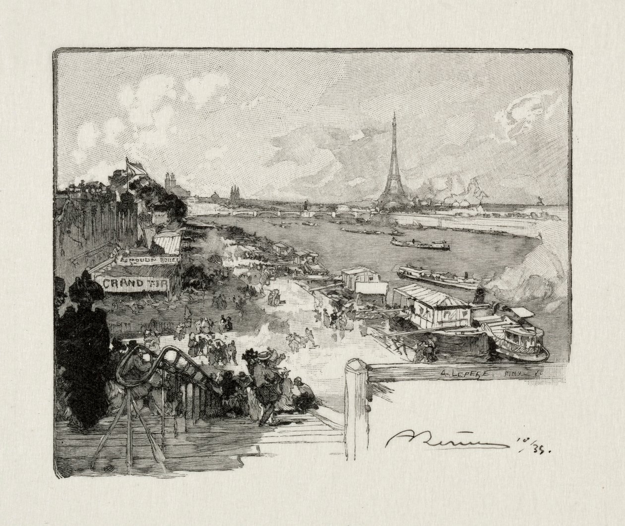 Daglig poäng. av Auguste Louis Lepère