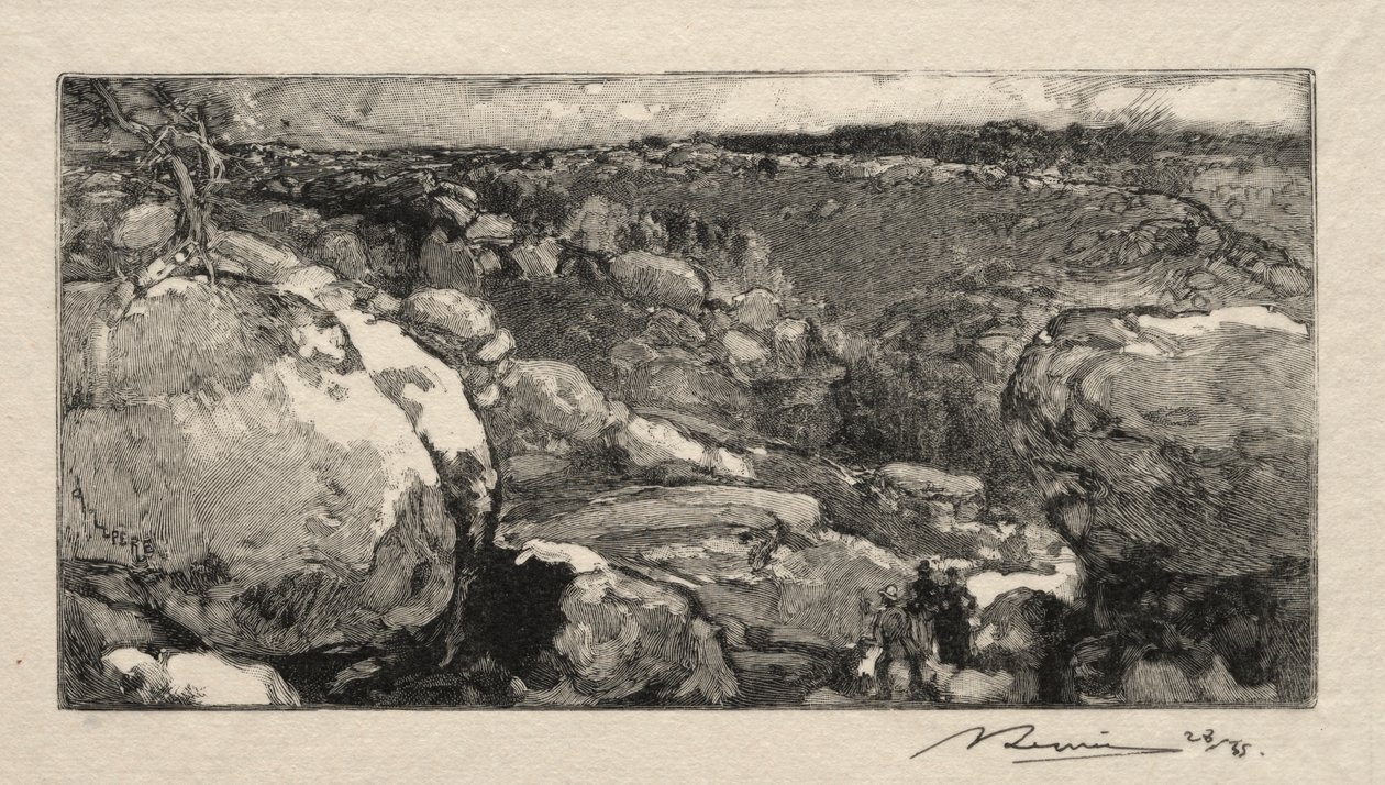 Long-Rocher-cirkusen. av Auguste Louis Lepère