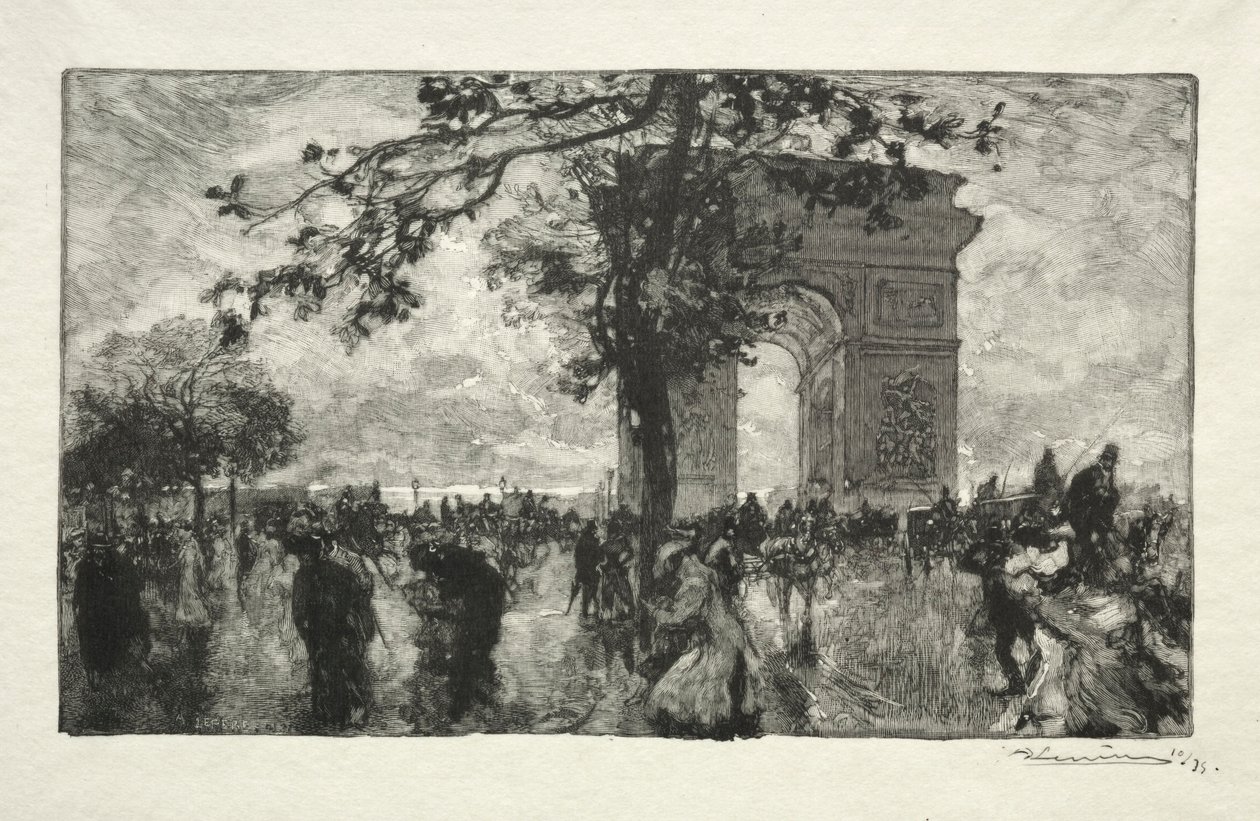 Skogens återkomst. av Auguste Louis Lepère