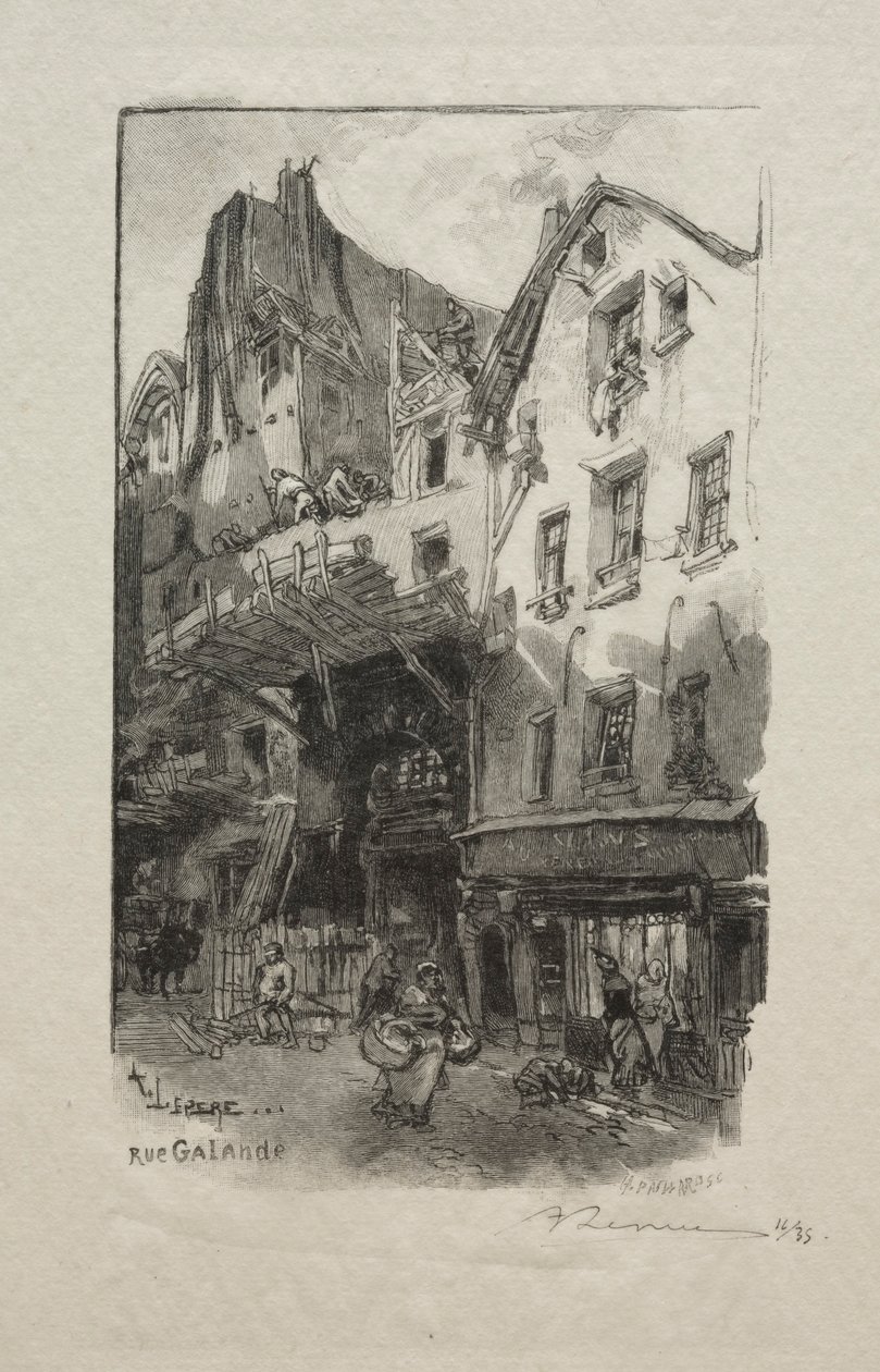 Galandegatan. av Auguste Louis Lepère