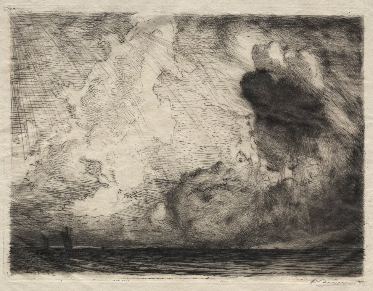 Seascape, 1911. av Auguste Louis Lepère