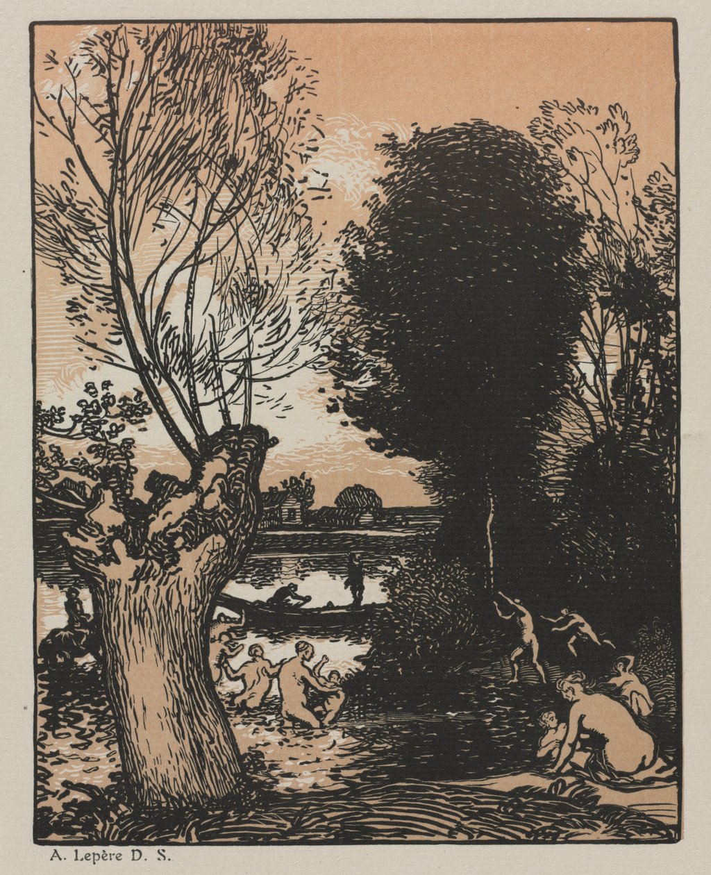 Sommarafton, 1910. av Auguste Louis Lepère