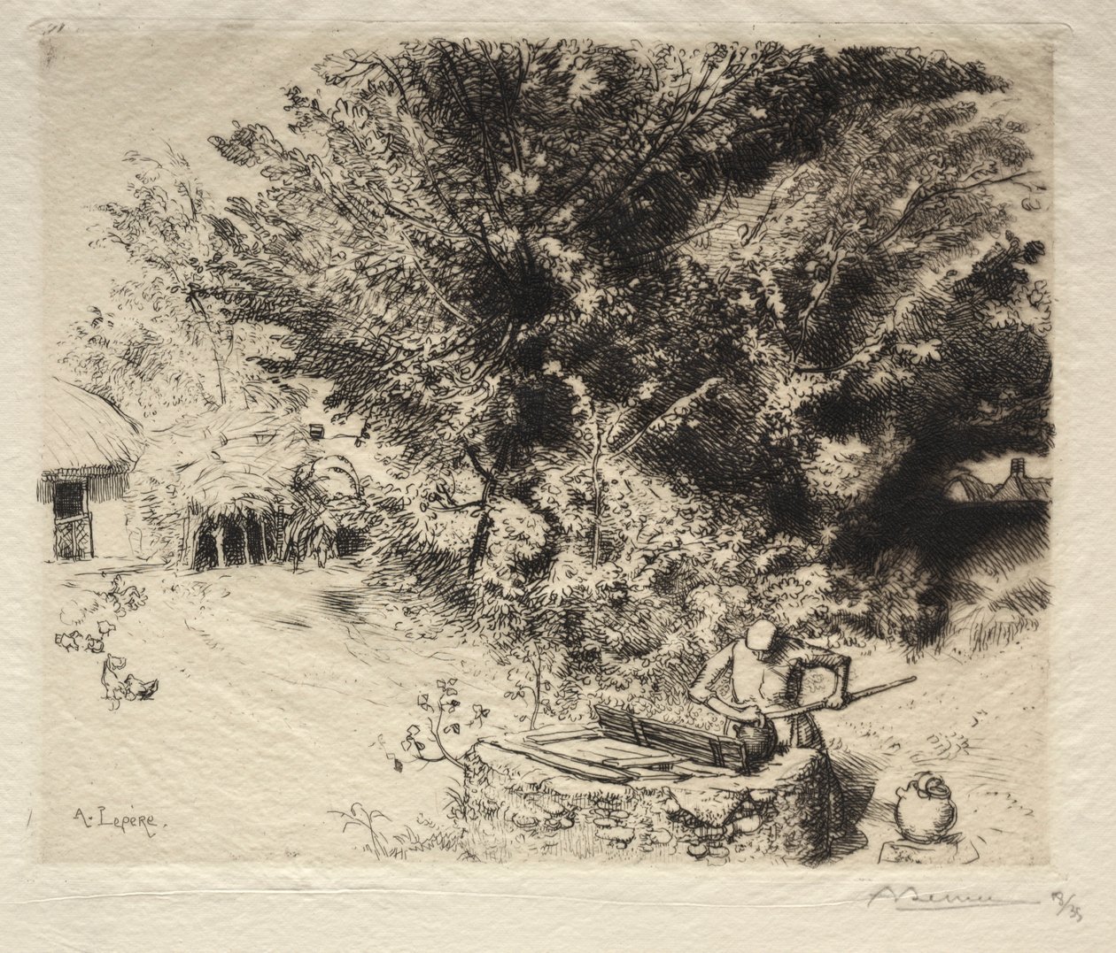 Gropen, 1911. av Auguste Louis Lepère
