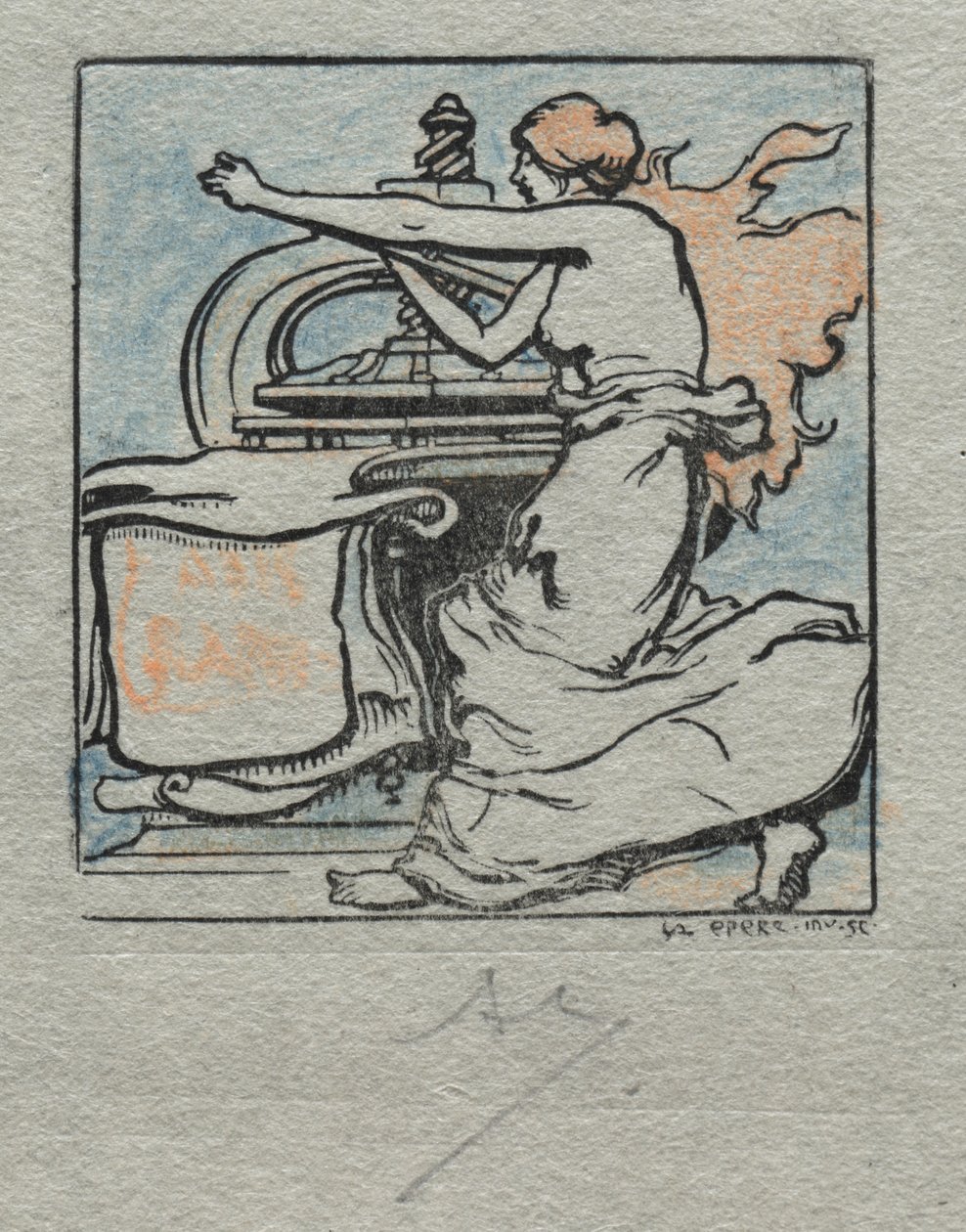 Skrivaren av Auguste Louis Lepère