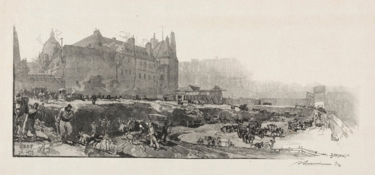Gamla Sorbonne. av Auguste Louis Lepère