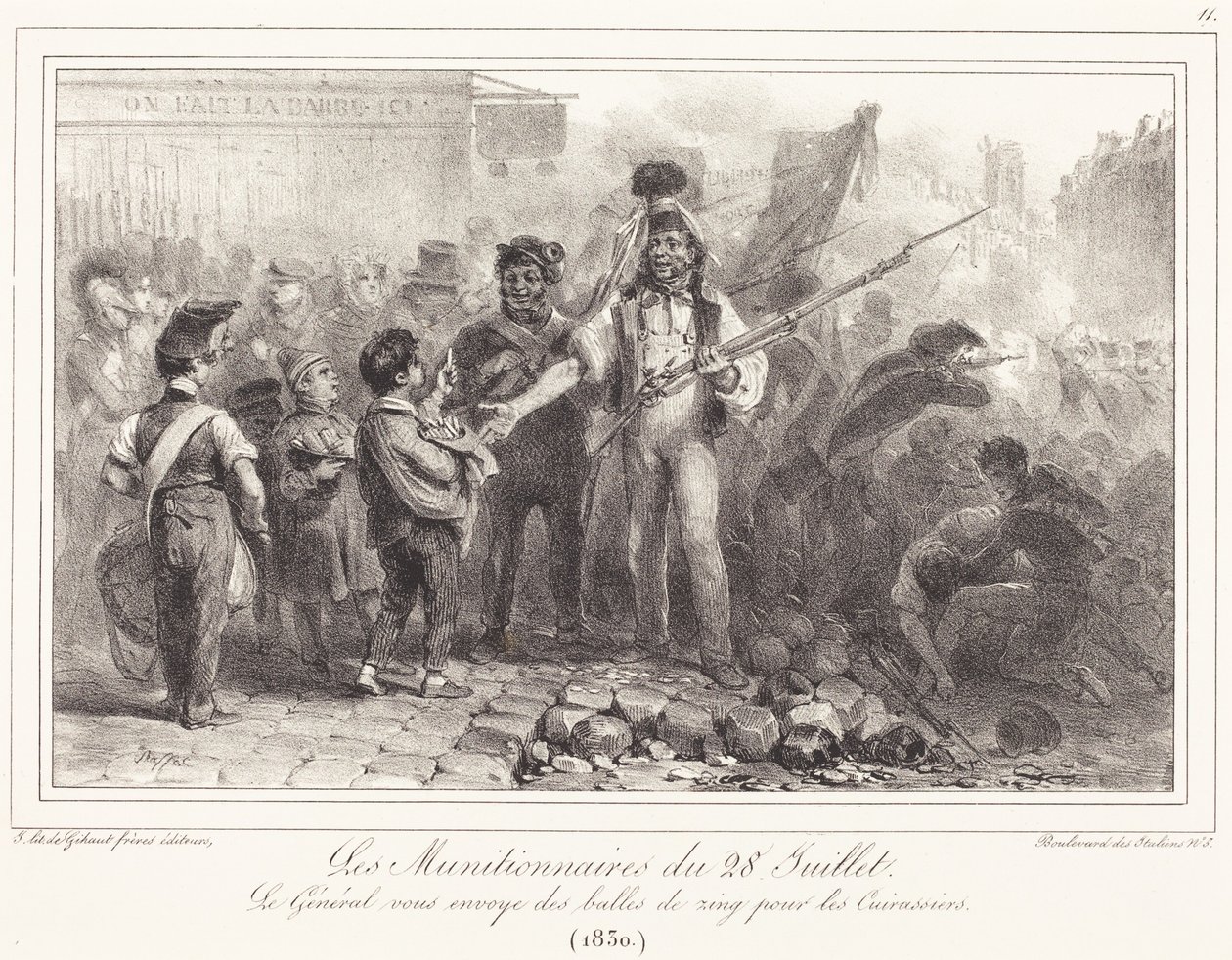 Ammunitionsarbetarna den 28 juli av Auguste Raffet