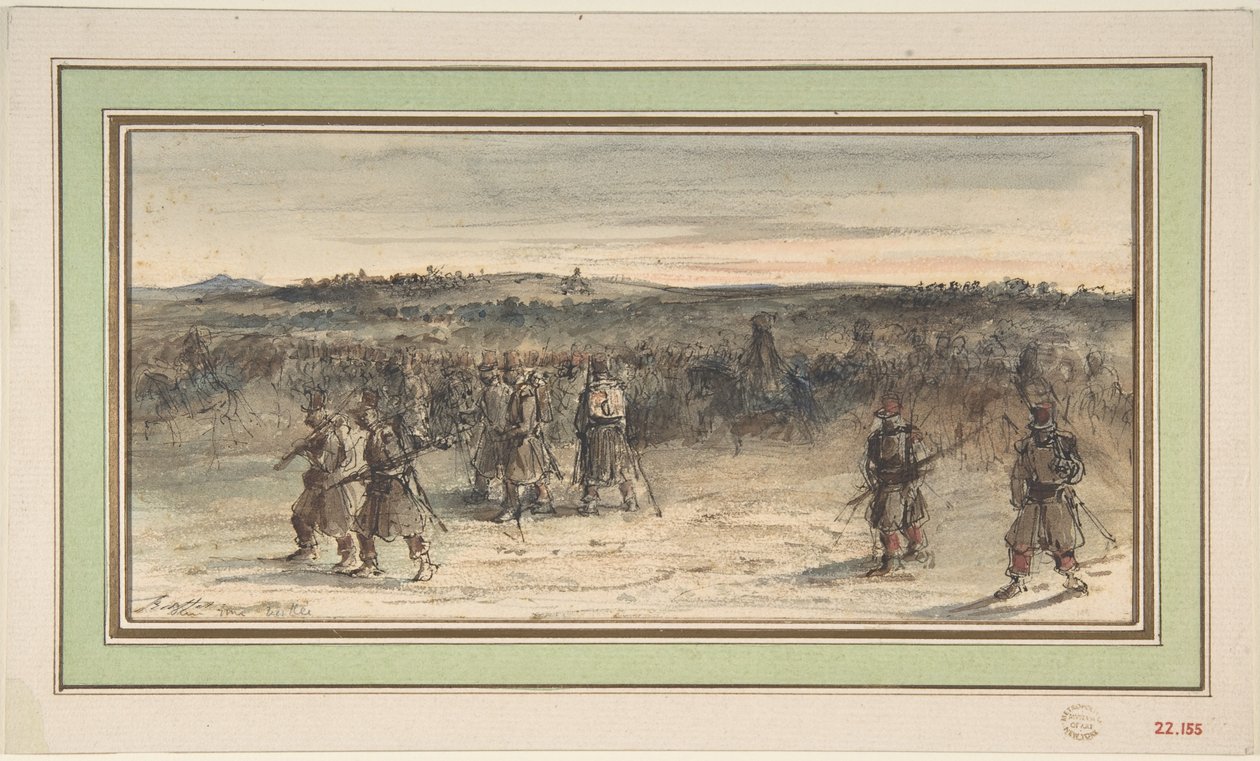 Erövringen av Constantine av Auguste Raffet