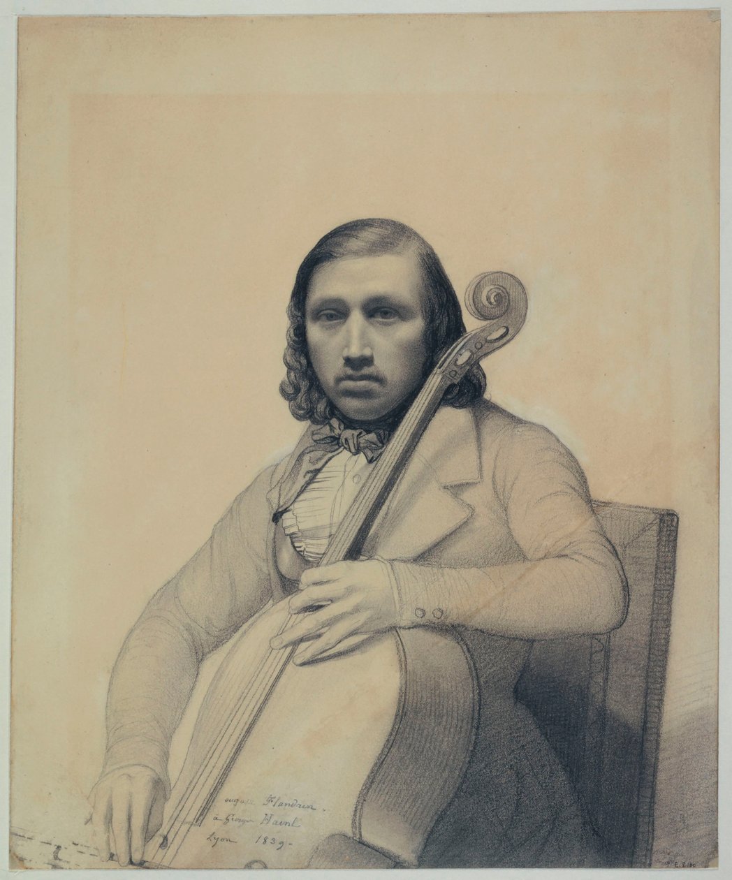 Porträtt av Francois George-Hainl 1807-1873, 1839. av Auguste René Flandrin