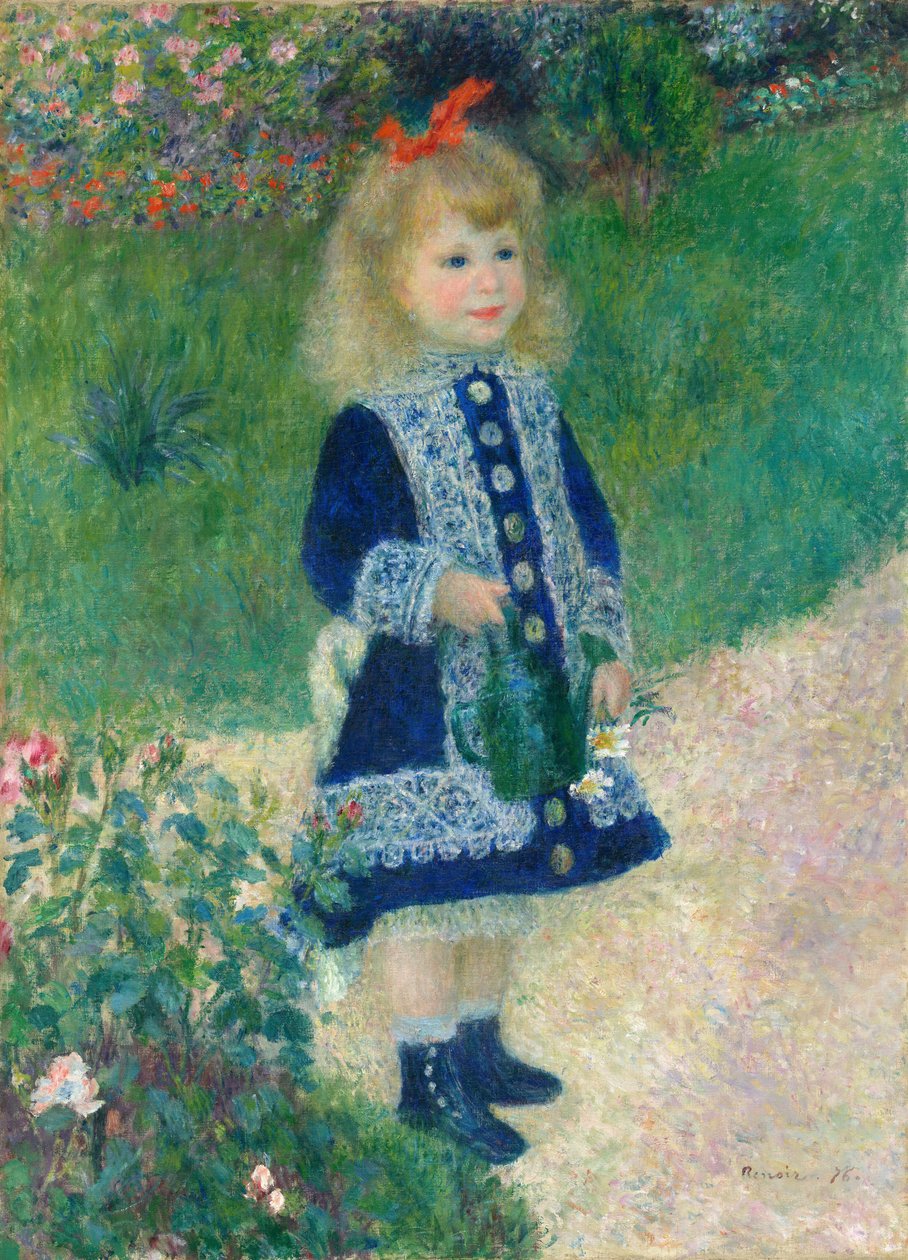 En flicka med en vattenkanna av Auguste Renoir
