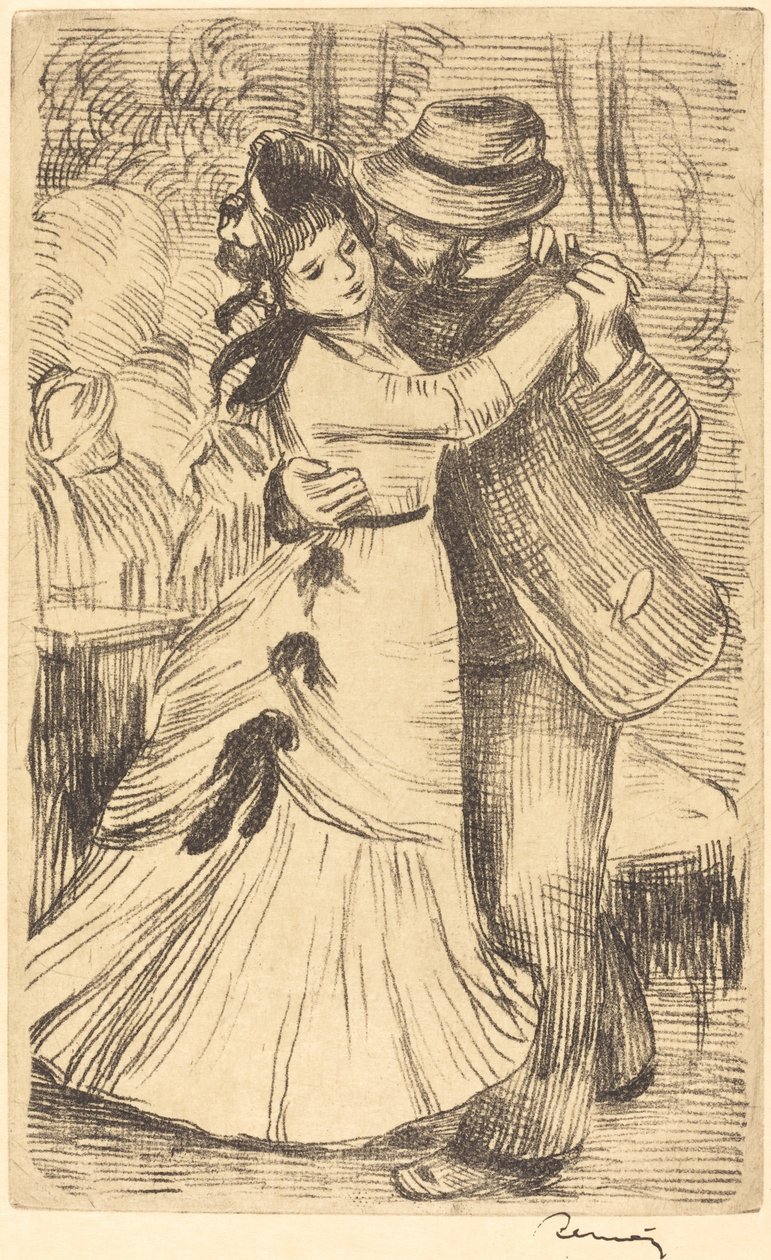 Dansa på landet (La danse a la campagne) av Auguste Renoir