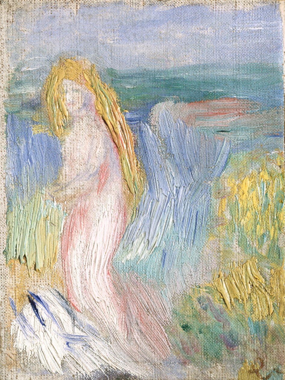 Liten studie för en naken av Auguste Renoir