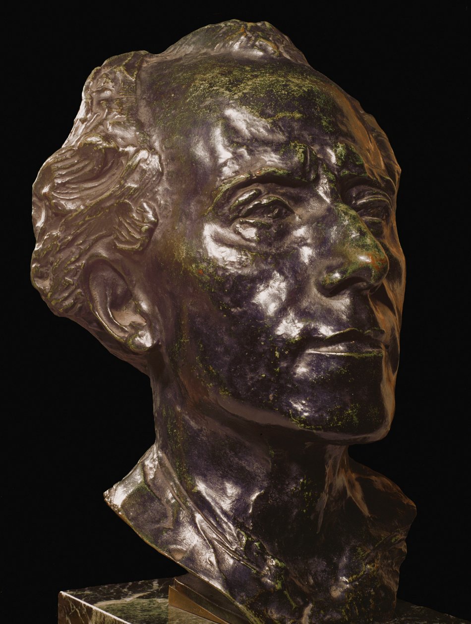 Gustav Mahler, kompositör och dirigent ... (brons) av Auguste Rodin