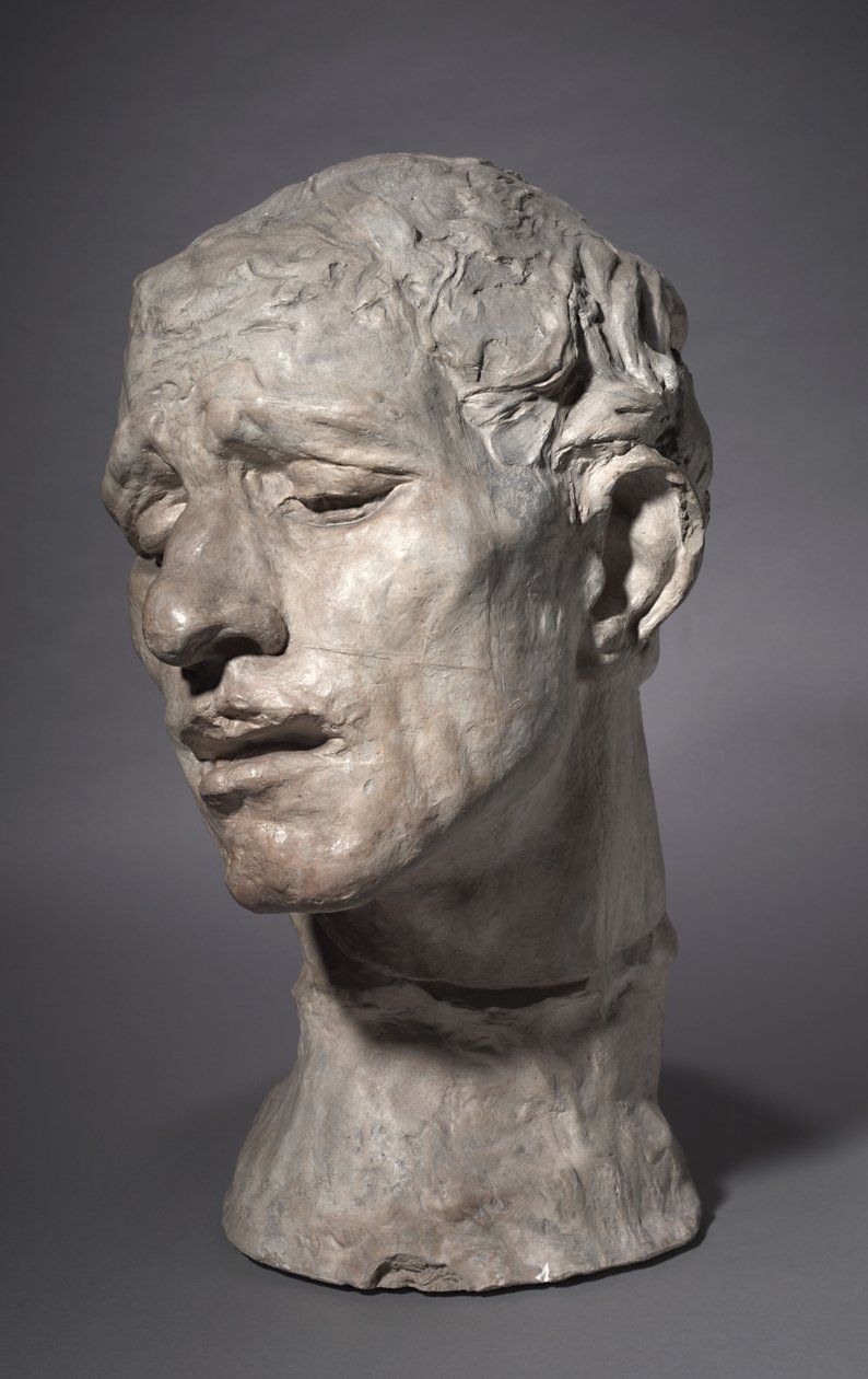 Heroisk chef för Pierre de Wissant, en av borgarna i Calais, 1886 av Auguste Rodin