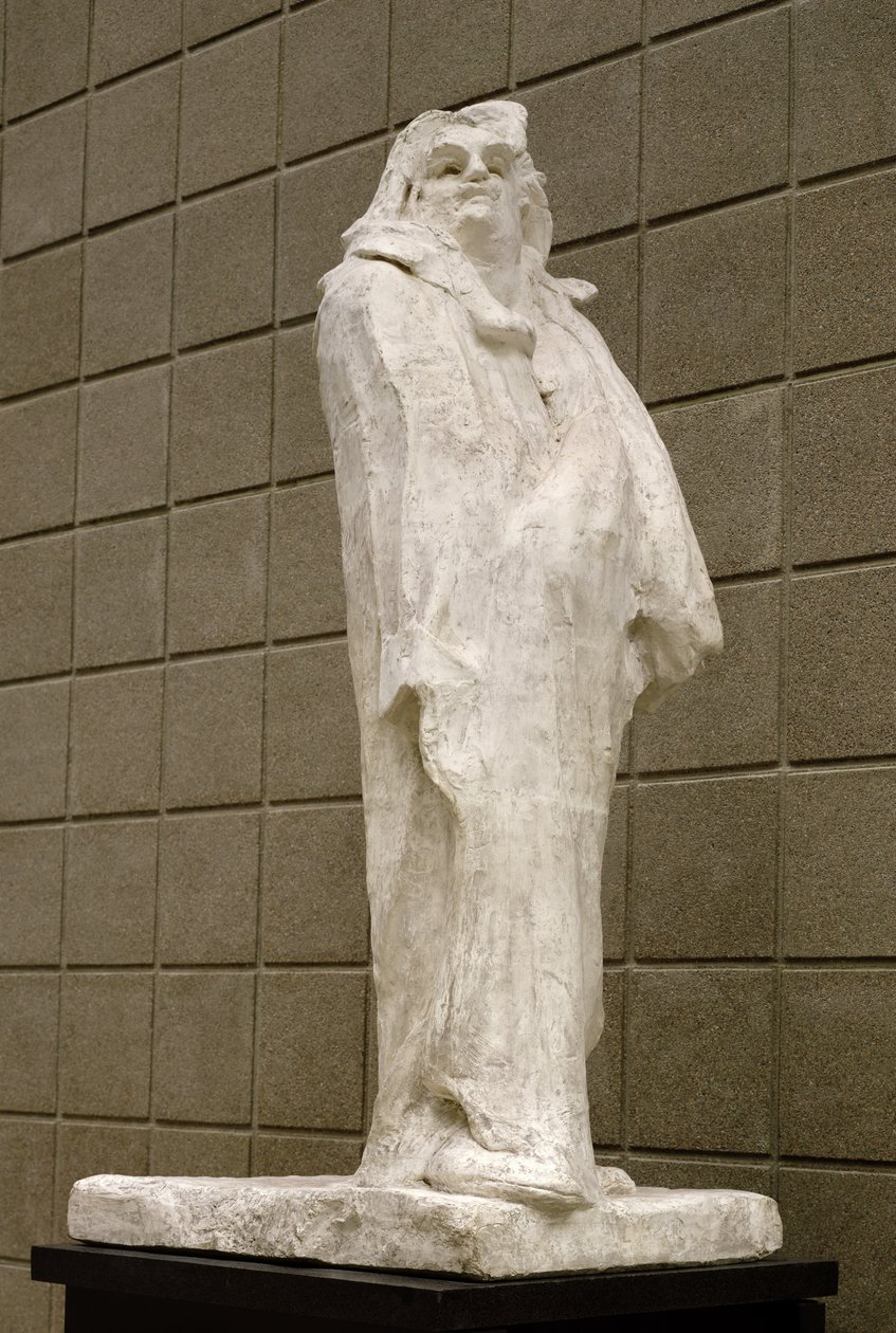 Honore de Balzac (1799-1850) 1897 (gips) av Auguste Rodin
