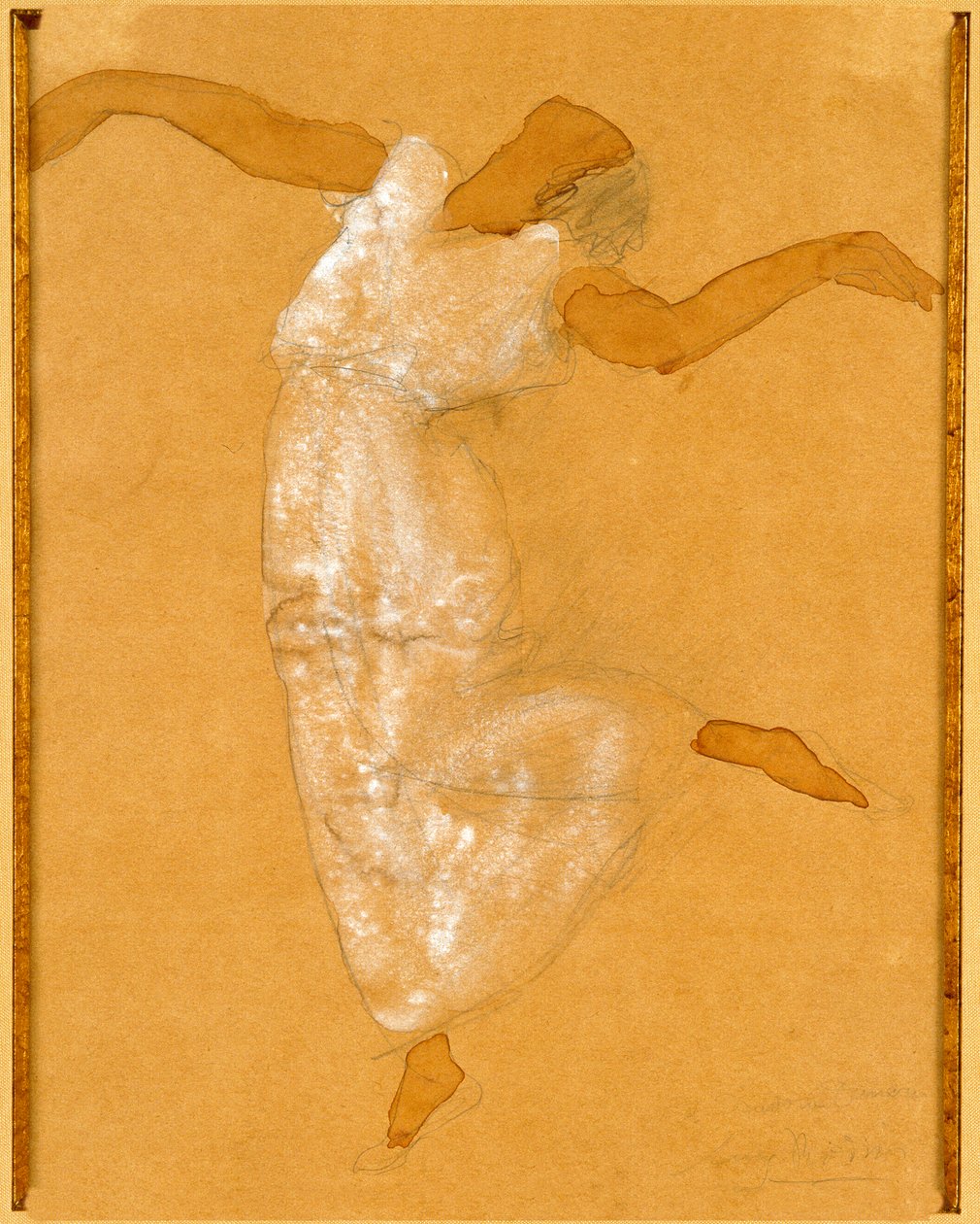 Isadora Duncan, tidigt 1900-tal. av Auguste Rodin