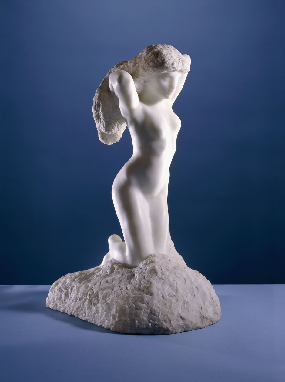 Den knästående faunessen, 1906 av Auguste Rodin