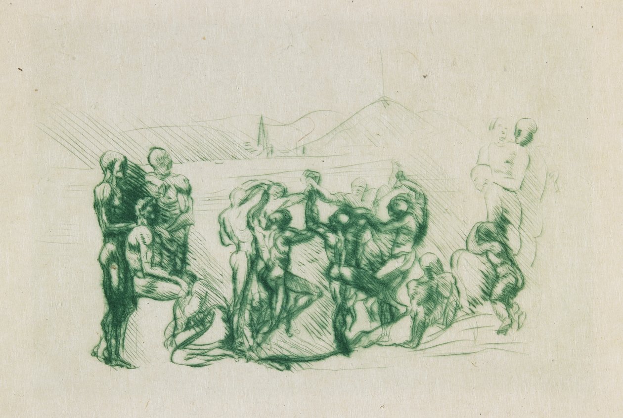 La Ronde, ca 1883-84 av Auguste Rodin