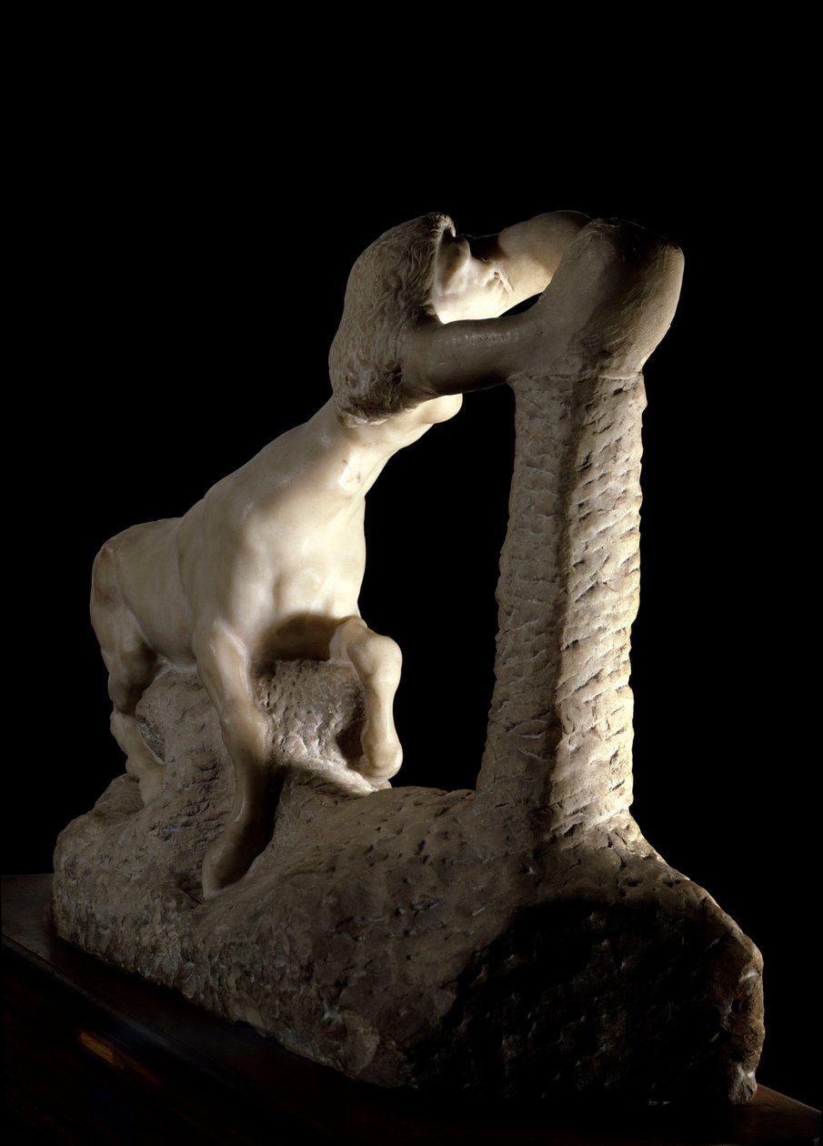 La centauresse Marmorskulptur av Auguste Rodin (1840-1917) 1900-talets Paris, Musee Rodin. av Auguste Rodin