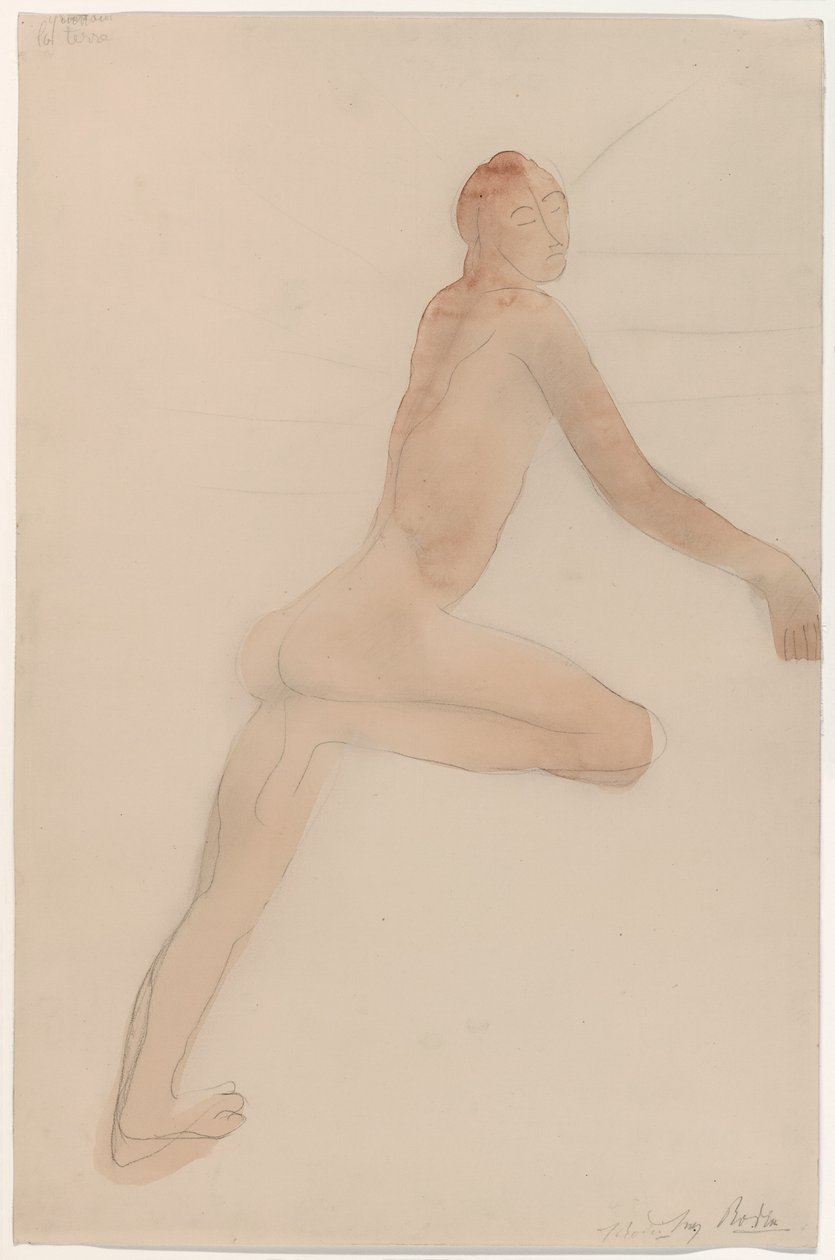 Lämnar jorden av Auguste Rodin