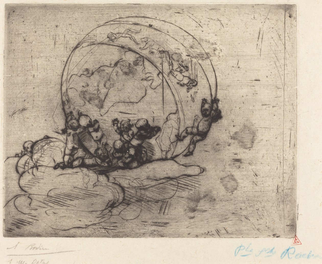 Cupids som leder världen, 1881. av Auguste Rodin