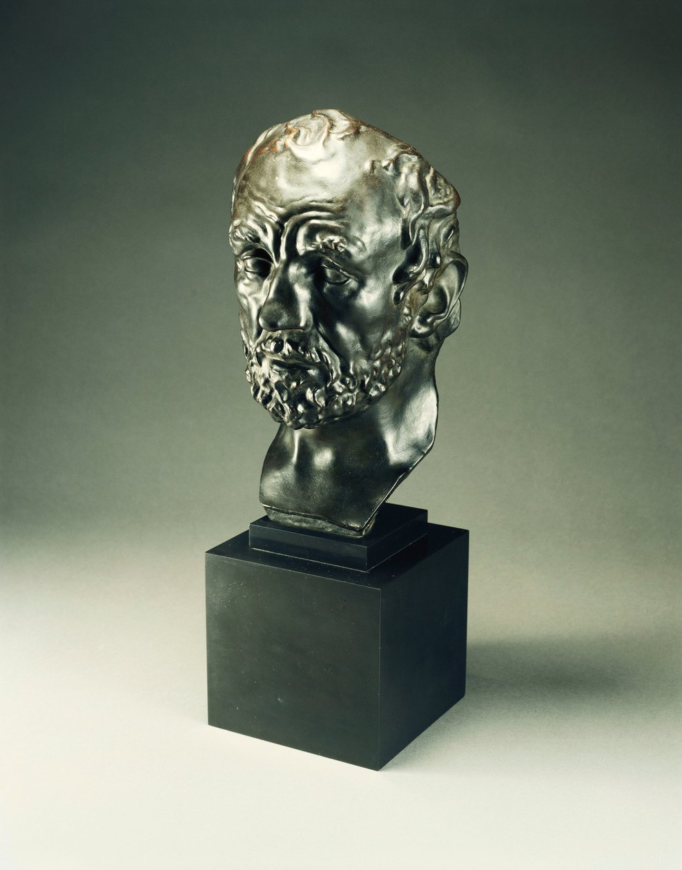 Man med den brutna näsan; Mannen med den brutna näsan, 1864 av Auguste Rodin