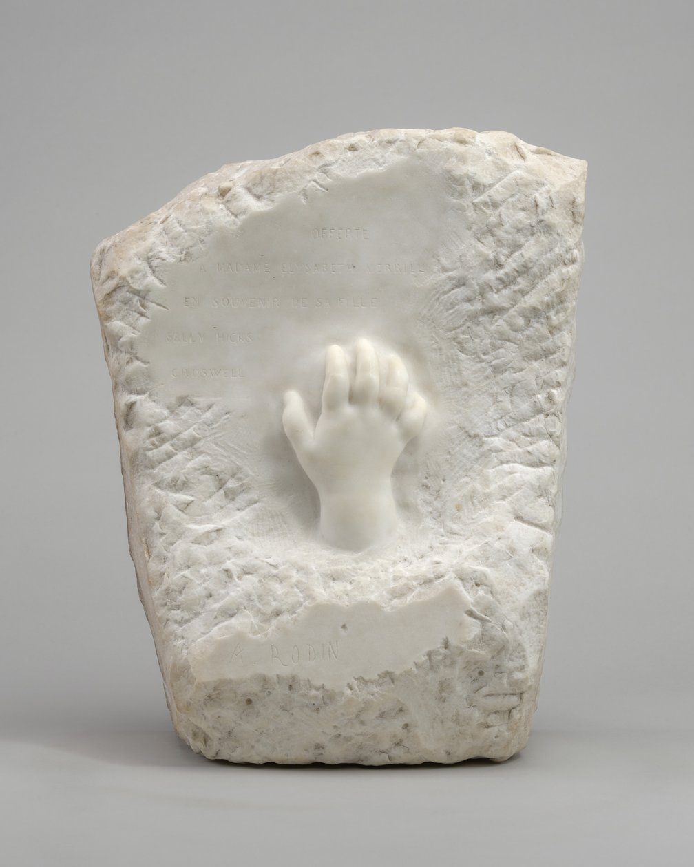 Memorial Relief Hand of a Child, 1908. av Auguste Rodin
