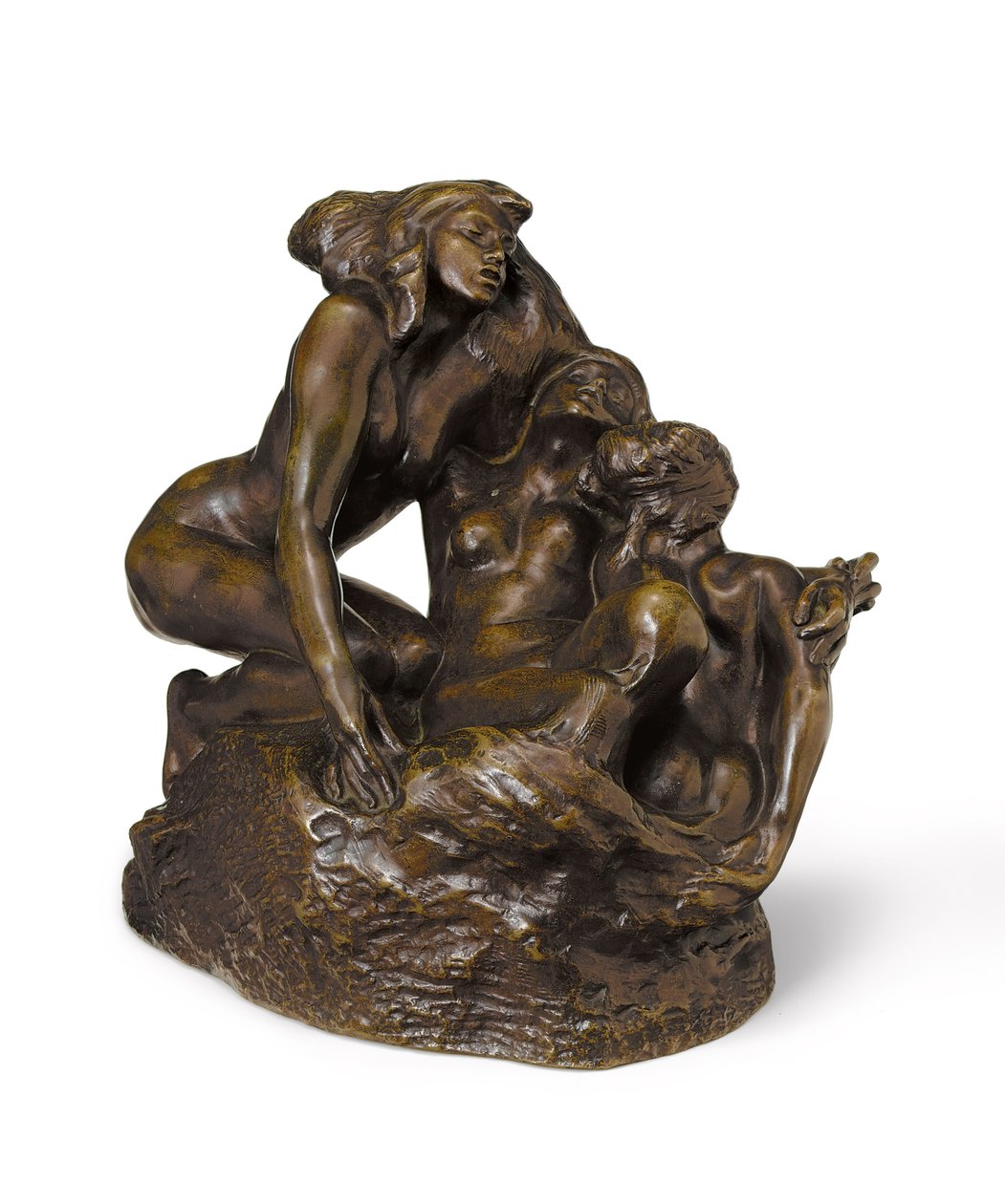 Nereider eller tre sirener, 1887; 1899 av Auguste Rodin