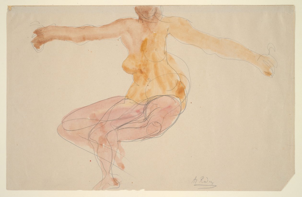 Naken dans av Auguste Rodin