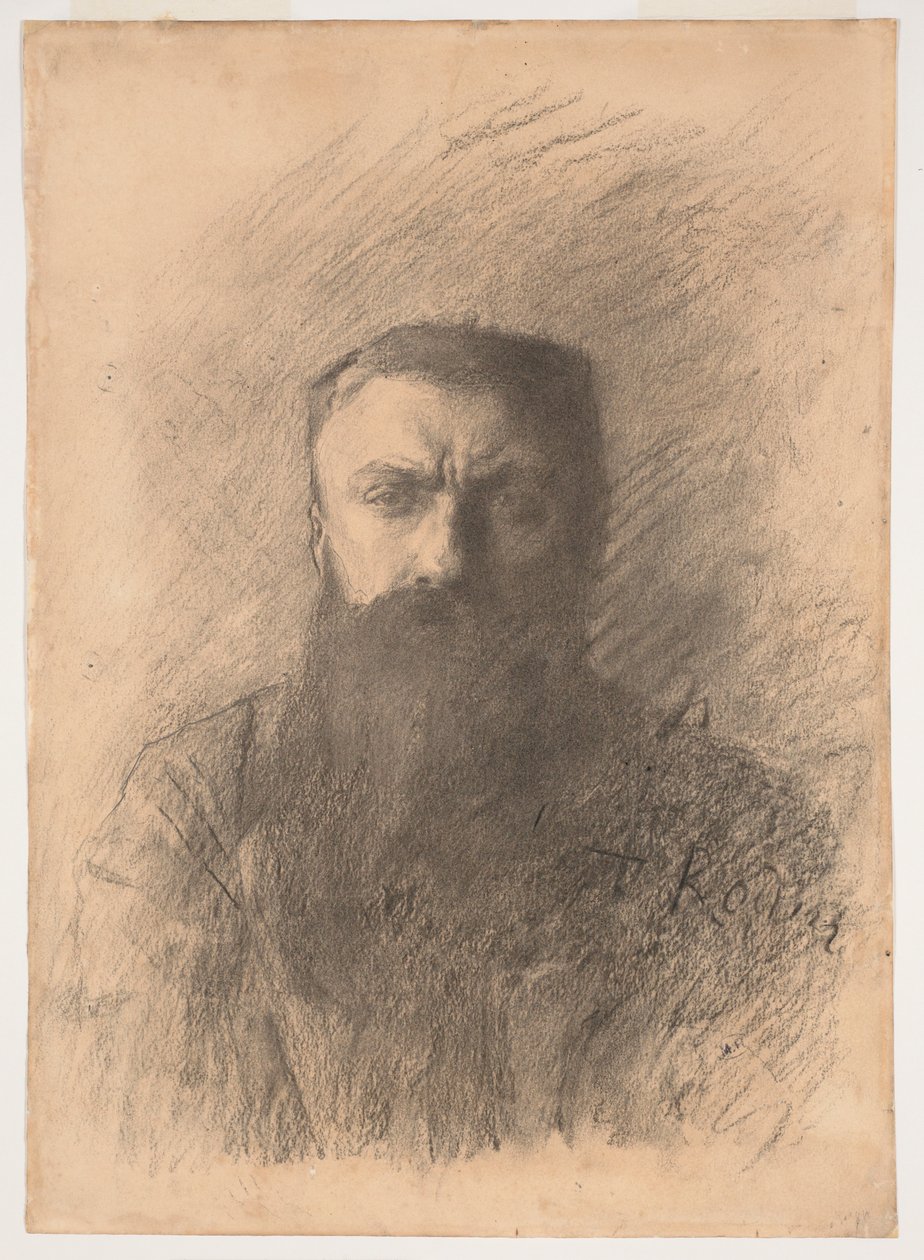 Självporträtt, 1898. av Auguste Rodin