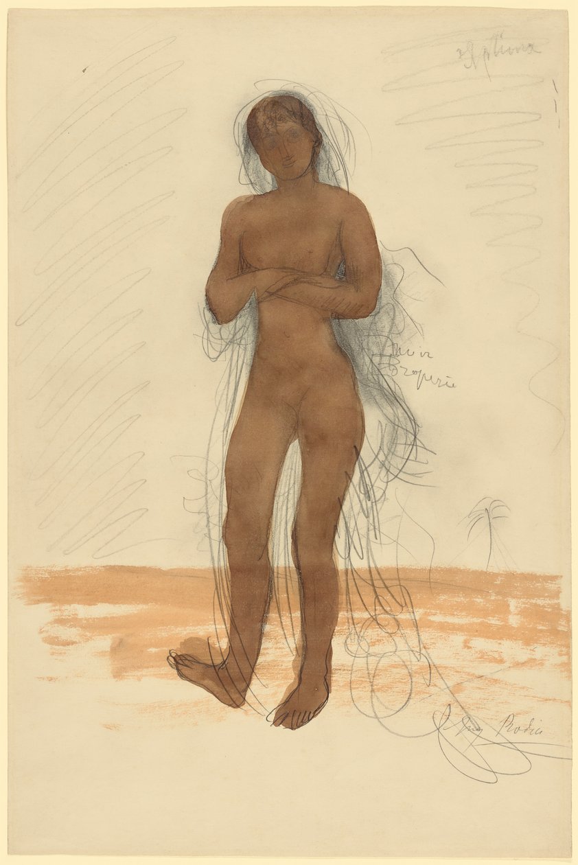 Sfinx, ca 1898-1900 av Auguste Rodin
