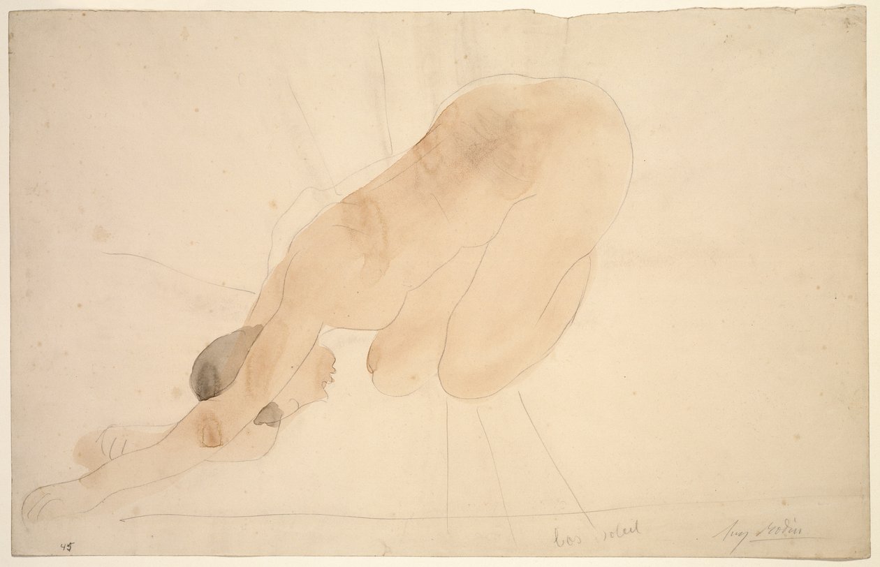 Solnedgång av Auguste Rodin