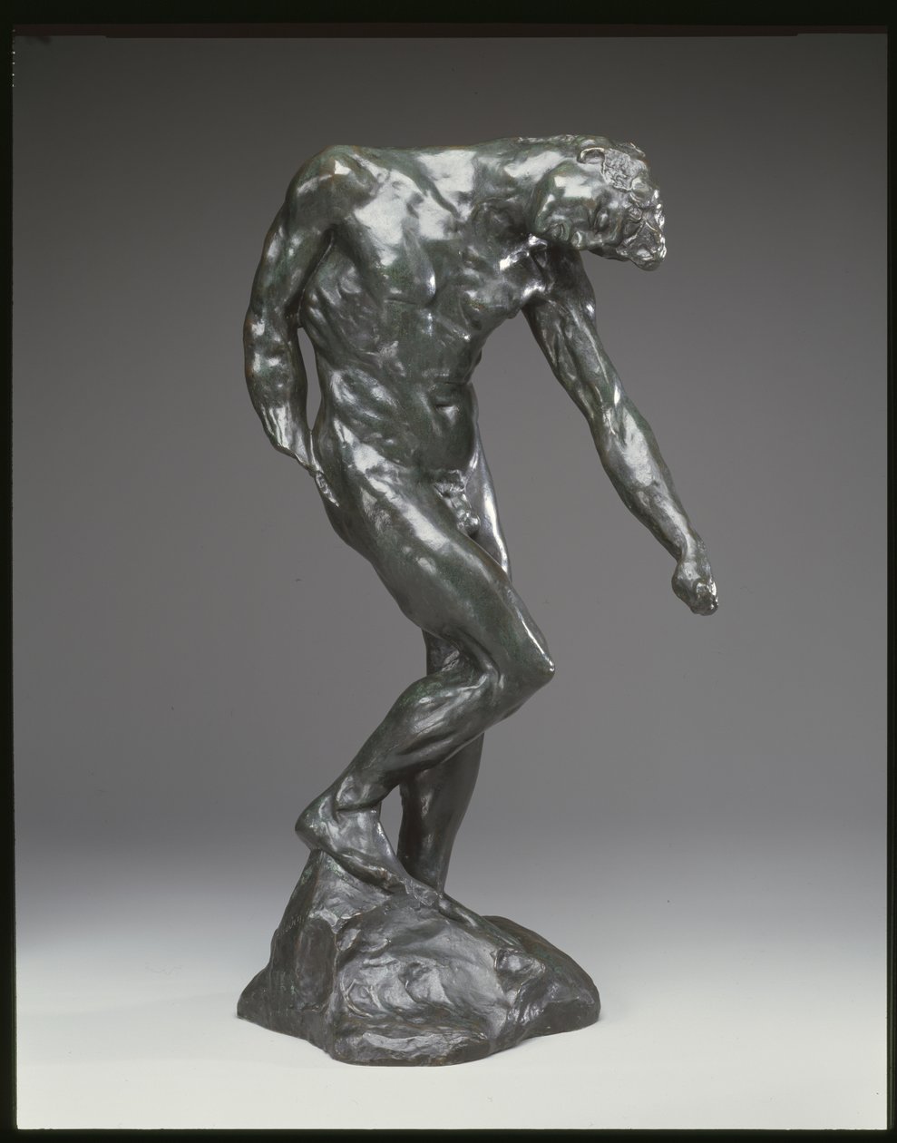 The Shade, eller Adam från "The Gates of Hell" av Auguste Rodin