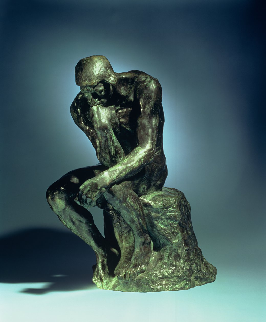 Tänkaren, ca 1881 av Auguste Rodin