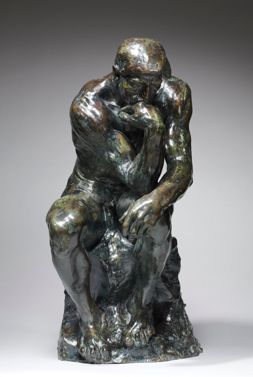 Tänkaren, c. 1880. av Auguste Rodin